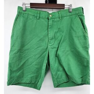 Polo Ralph Lauren Mens 34 Green Chino Flat‎ Front Casual Preppy Prospect